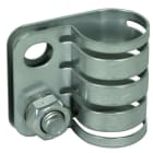 DEHN - Morsetto equipotenziale in acciaio inossidabile per conduttura HVI-power D 27mm.
