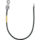 DEHN - Cavo di messa a terra 10mm²/L 0,6m nero con 1 capocorda (B)M8/10 e 1 terminale.