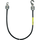 DEHN - Cavo di messa a terra 10mm²/L 3,0m nero con cad. capicorda (B)M8/10 (A)M5/6, cavo di messa a terra 10mmq/L 3,0m nero.