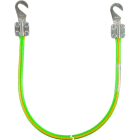 DEHN - Cavo di messa a terra 16mmq/l 1,0m gi/ve con 2 capicorda aperti M8/M10.