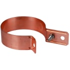 DEHN - Collare per pluviale D 100mm in rame con foro di collegamento D 11mm.