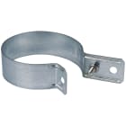 DEHN - Collare per pluviale D 120mm Fe/tZn con foro di collegamento D 11mm Fe/tZn.