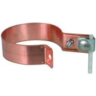 DEHN - Collare per pluviale D 100mm in bimetallo con cavallotto 6-10mm Cu-Fe/tZn.