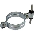 DEHN - Staffa portafilo Fe/tZn con serraggio in gomma per tondo 8-10mm e pali su tetto D 76mm.