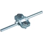 DEHN - Morsetto di sezionamento UNI Fe/tZn per 2 x Td 8-10mm.