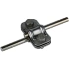 DEHN - Morsetto di sezionamento UNI INOX con pi astra intermedia per 2 x Td 8-10mm.