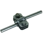 DEHN - Morsetto di sezionamento UNI INOX 200kA con piastra intermedia per Td 8-10 e Pt 30mm. 459200