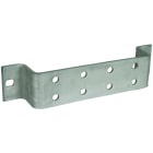 DEHN - Barra di messa a terra inox per l'attrezzatura di tenuta con 2x4 fori collegamento.