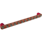 DEHN - Barra equipotenziale industriale, in rame, 10 poli. 472217