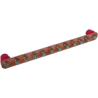 DEHN - Barra equipotenziale industriale, in rame, 10 poli.