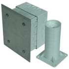 DEHN - Cassetta di sezionamento per isolamento a cappotto 185x145x90mm grigia P - per un'installazione efficiente e precisa.