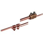 DEHN - Asta di adduzione in rame con manicotto di sezionamento, viti KS - SET - lunghezza 1500mm.