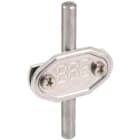 DEHN - Targhetta numerazione per tondo e pia, stampigliato AL per Td 7-10 mm Pt 30 mm.