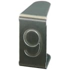 DEHN - Targhetta di numerazione 9 in acciaio inossidabile.