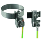 DEHN - Fascetta di messa a terra GSG D 27-89mm INOX con collegamento per cavi da 6-8/10 o 4-50mm².