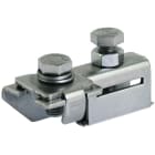 DEHN - Staffa portafilo per il fissaggio del nastro tenditore 25x0,3mm con campo serraggio Td 1x10mm oppure 2x6-8mm TESTA DI TIRATURA.