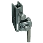DEHN - Morsetto con dentatura per fascetta 25x0,3 mm adatto a diverse dimensioni di cavi elettrici.