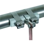 DEHN - Fascetta per tubi per ambienti Ex D 89-300mm con collegamento a vite M10 in Cu/gal Sn-INOX.