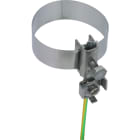 DEHN - Fascetta di messa a terra D 27-168mm con morsetto di collegamento 2 x 4-25mm² IN OX.