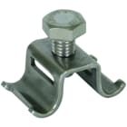 DEHN - Testa di tiratura per piatto 14x0,3mm in acciaio inossidabile con vite M8x16 DIN 933.