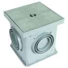 DEHN - Cassetta sotto intonaco in materiale plastico 197x197x204mm senza morsetto di sezionamento.