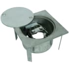 DEHN - Cassetta sotto intonaco in materiale in acciaio inox 200x200x100mm con morsetto di sezionamento.