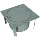 DEHN - Cassetta sotto intonaco in acciaio inox 200x200x100mm senza morsetto di sezionamento.