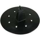 DEHN - Passante per tetti piani D 250mm in plastica per Td 8-10-16 e Pt 20x2,5-30x3,5mm.