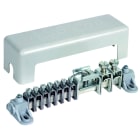 DEHN - Barra equipotenziale con coperchio 7x 2,5-25mm² 2x16-95mm² 1x Pt 30x4mm.