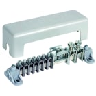 DEHN - Barra equipotenziale con coperchio 7x 2,5-25mm² 2x16-95mm² 1x Pt 30x4mm equipotenziale con coperchio.