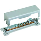 DEHN - Barra equipotenziale con coperchio 7x 2,5-16mm² Pt 30x3,5mm Td 7-10mm.