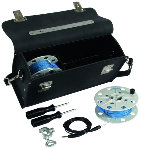 DEHN - Borsa in cuoio per app prova rigidità e completa di accessori P4.