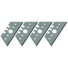 DEHN - HVI head 27 lame sostitutive per schneidkopf, conf. 4, 1 pack zu 4 pezzi.
