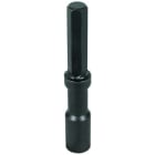 DEHN - Attrezzo per martello demolitore per l'infissione di dispersori di profondità con martelli demolitori. Esecuzione per Atlas Copco, apertura 25 x 108 mm, TE20, SW25X108.