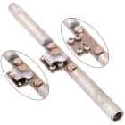 DEHN - Connettore avvitabile per dispersore di profondita Fe/tZn D20mm L320mm M16 Elemento con per dispersore.