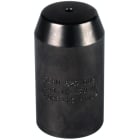 DEHN - Testa di battuta ferro nero diametro 25mm.