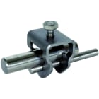 DEHN - Collare di collegamento in acciaio inossidabile per tubi da 20mm.