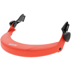 DEHN - Visiera protettiva con clip per arco elettrico e fissaggio elemento.
