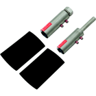 DEHN - Set di connessione per HVI-long D 20mm nero con materiale di montaggio incluso, per una facile installazione.