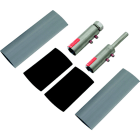 DEHN - Set di connessione per HVI-long D 23mm grigio con materiale di montaggio incluso.