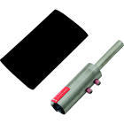 DEHN - Elemento di connessione con accessorio per conduttura HVI long D 20mm nero HVI-long nera.