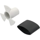 DEHN - Set di montaggio per riduzione acustica conduttura HVI long posata nel tubo guaina fonoassorbente portante.