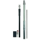 DEHN - Conduttura HVI D 23mm Cu con tubo portante lungo 3200mm e asta di cattura lunga 1000mm - SET - Tubo portante 3,2m con asta 1,0m, HVI D2.