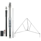 DEHN - Conduttura HVI D 20mm Cu con tubo portante lungo 4700mm per cattura 2500mm e treppiede SET TUBO PORTANTE 4,7m asta 2,5m HVI TRIPOD.