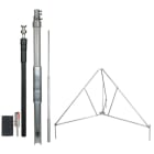 DEHN - Conduttura HVI D 20mm Cu con tubo portante lungo 4700mm e asta di 2500mm, treppiede incluso.