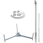 DEHN - Hvilightplus Tripode e Tubo Portante 3,7 - Supporto versatile per illuminazione con altezza regolabile. Facile da trasportare e montare.