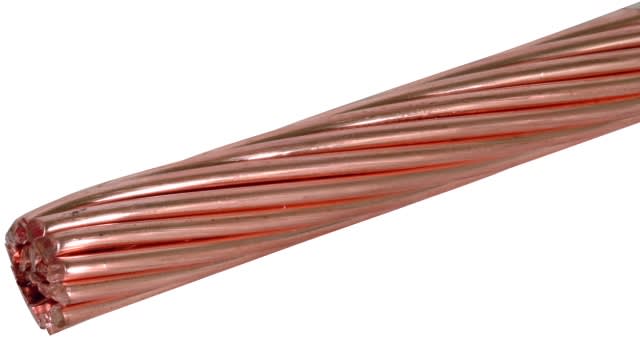 DEHN - Conduttore cordato 120mmq in rame per impianti elettrici industriali.