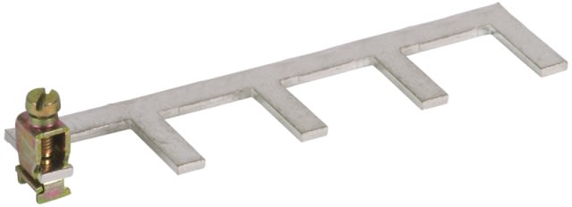 DEHN - Pettine di collegamento unipolare per morsetti fino a 25mm², EB149, con 4 unità.