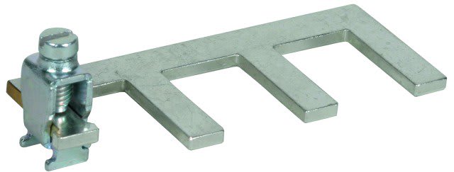 DEHN - Pettine di collegamento unipolare EB 1 3 1.5, 3 unità 1,5 moduli, morsetto fino a 25 mm².