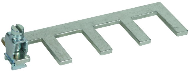DEHN - pettine di collegamento unipolare eb 1 4 1.5, 4 unità 1.5 moduli, con morsetto fino a 25 mm².